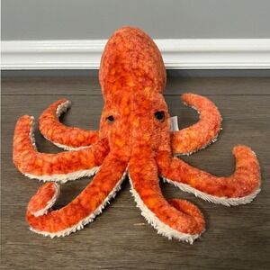 SeaWorld Plush Octopus Stuffed Animal Toy‎ Orange Sea Creature Kids